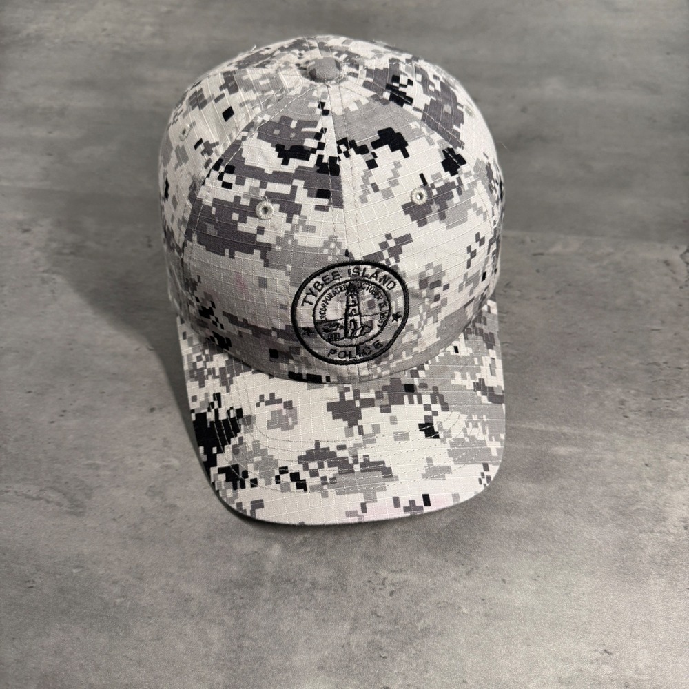 Tybee Island Police Tactical Hat Digital Camo Cap Military Savannah‎ Georgia GSP